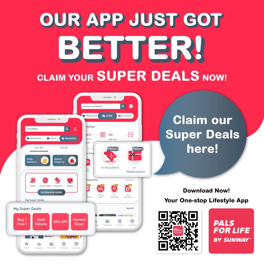 Sunway Pals offers you lot of good deals!