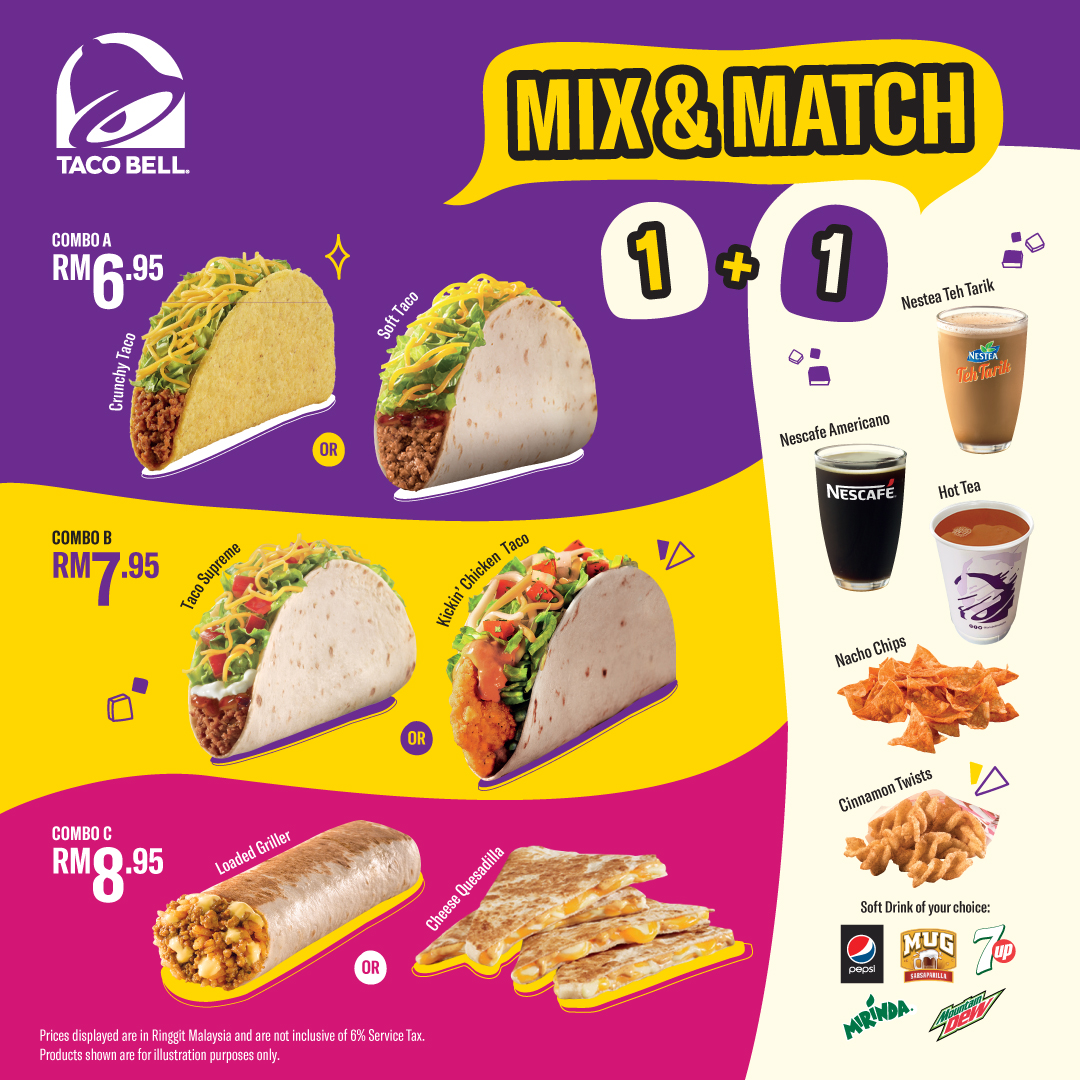 Taco Bell Mix & Match 2024