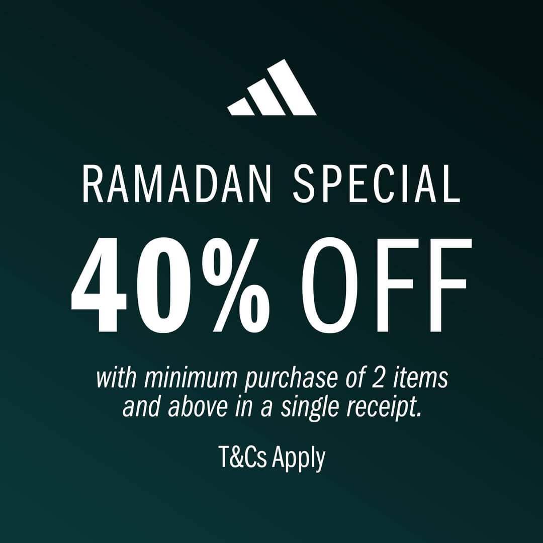Adidas Ramadan 2024 Sale: Gear Up for a “Raya-lly” with 40% Off Promo – March 2024