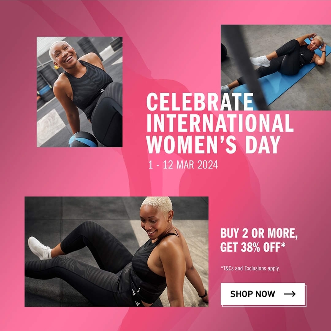 Adidas Celebrate International Women’s Day 2024 Promo – Get 38% Off!