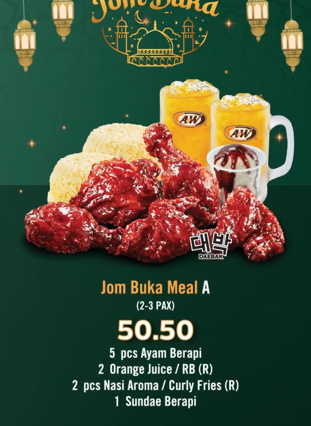 𝗔&𝗪 – 𝗝𝗼𝗺 𝗕𝘂𝗸𝗮 Ramadan 2024 Promo | Berbuka Puasa dengan Geng!