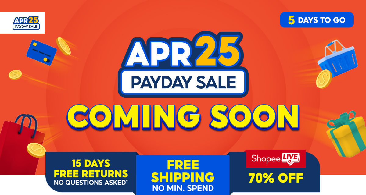 Shopee Payday Sale Apr 2024: Up to RM25 Off Vouchers!