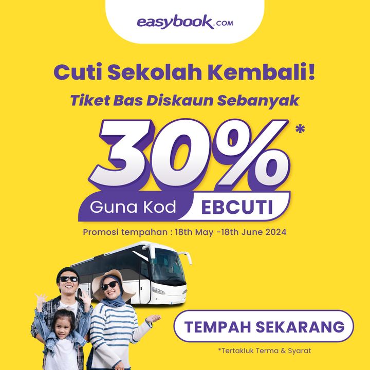 Easybook School Holidays Sale May – June 2024