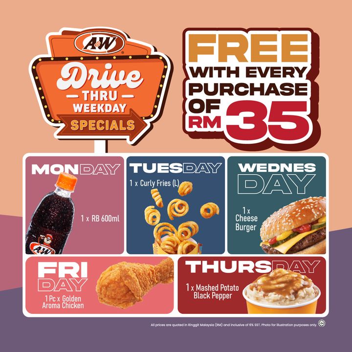 A&W Drive-Thru Specials 2024 – Weekday Treats Await!
