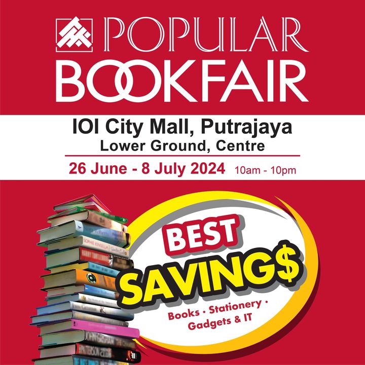 Discover Unbeatable Deals at the POPULAR Bookfair June 2024 in IOI City Mall, Putrajaya
