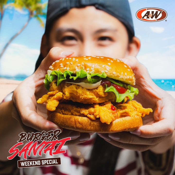 Kalau Burger Pilihan Korang Weekend Nie, Inilah Masa Untuk Enjoy A&W Burger Santai!!