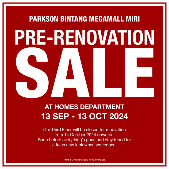Parkson Pre-Renovation Clearance Sale: Get Everything You Need at Unbelievable Prices!