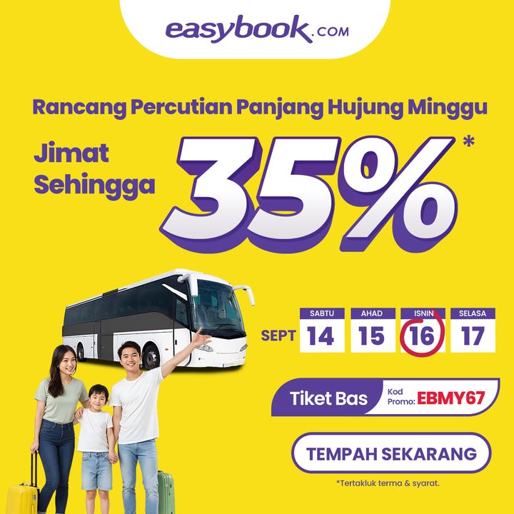 Save Up to 35% on Your Long Weekend Bus Tickets!