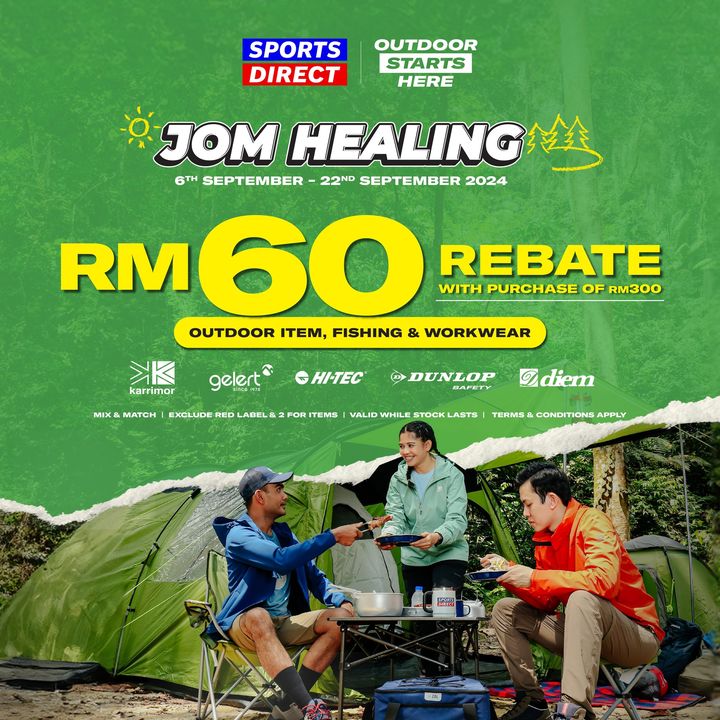 Gear Up for Adventure: Save RM60 on Quality Outdoor Gear at Sports Direct on September 2024