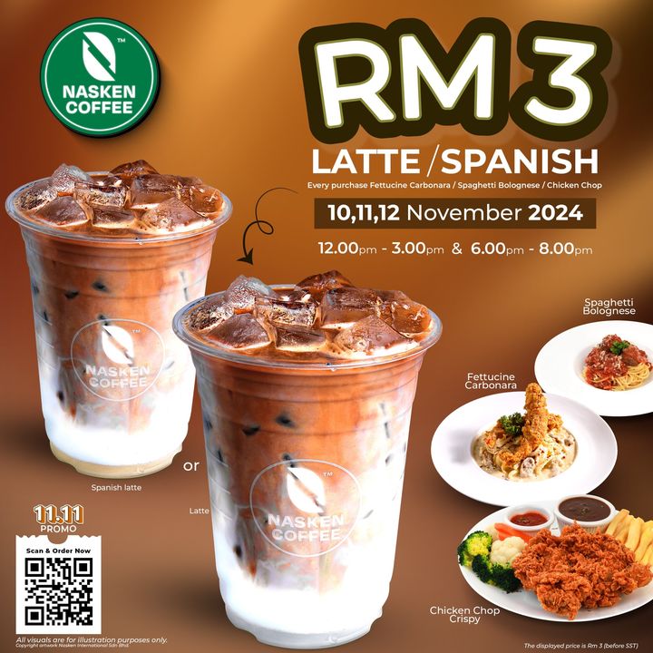 Nasken Coffee November 2024: Indulge in a Spanish Latte Deal!