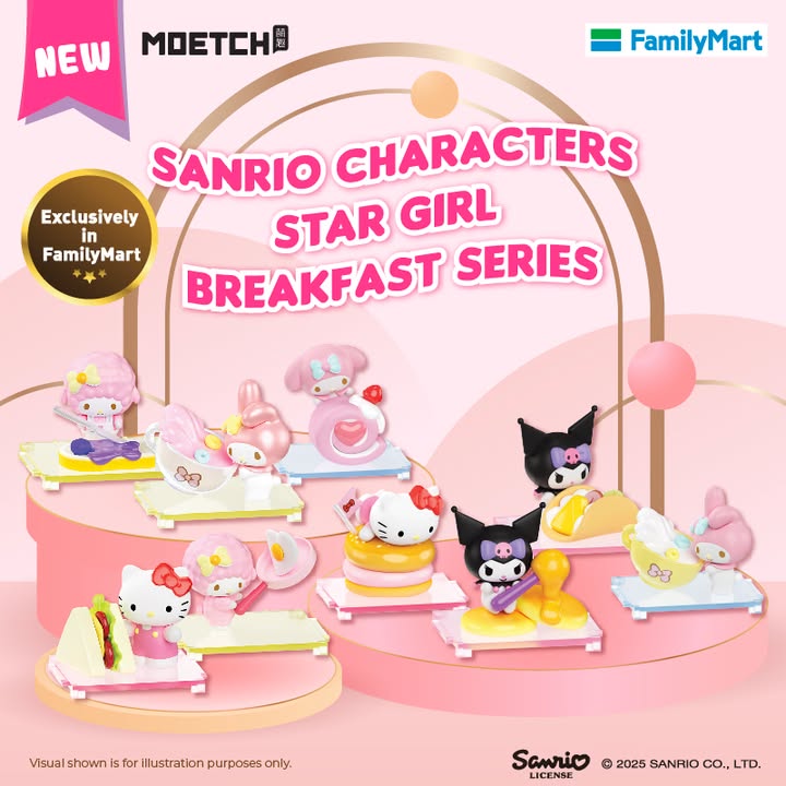 Sanrio Star Girl Breakfast Series: Unleash the Cuteness at FamilyMart!