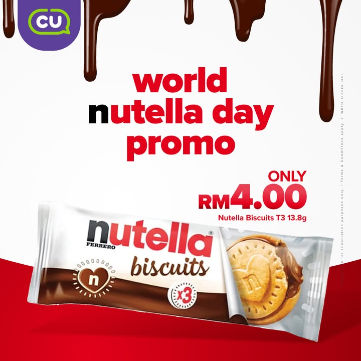 Get Nutella Biscuits for Just RM4 in February 2025 – Limited Time Offer!