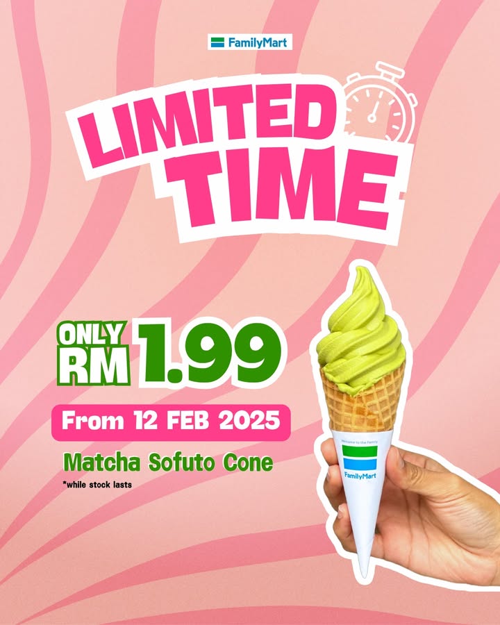 Indulge in Matchalah Bliss: Get Your Matcha Sofuto for Just RM 1.99 at FamilyMart