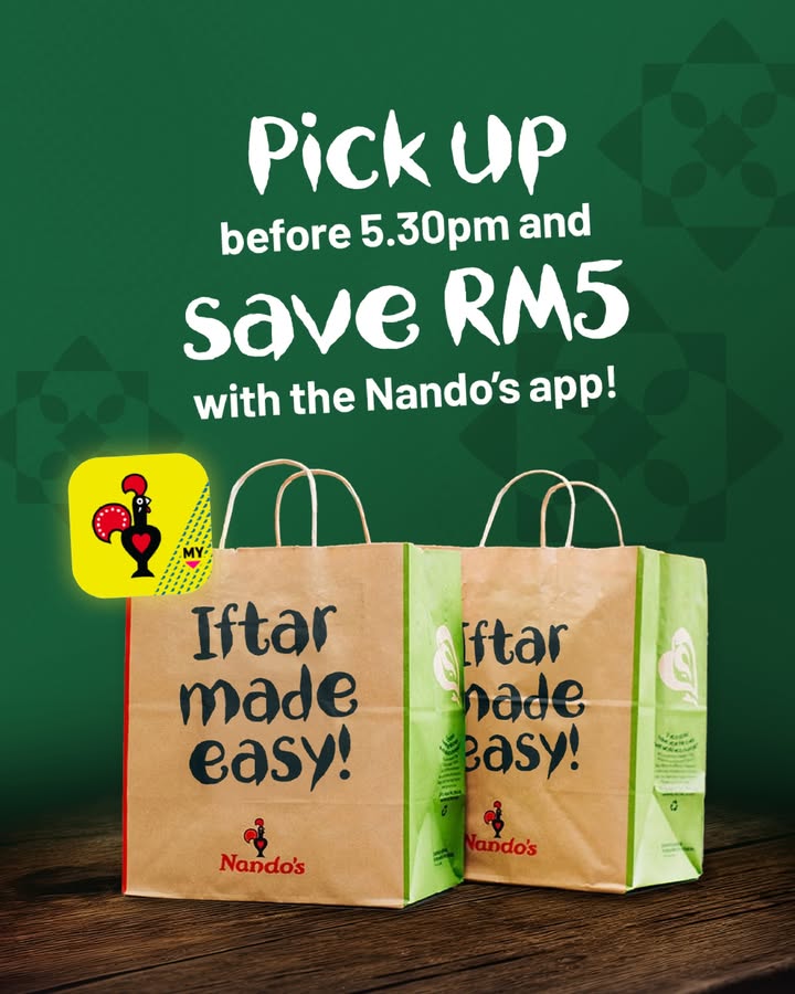 Nando’s Malaysia: Skip the Q with RM5 Off Pre-Orders in March 2025!