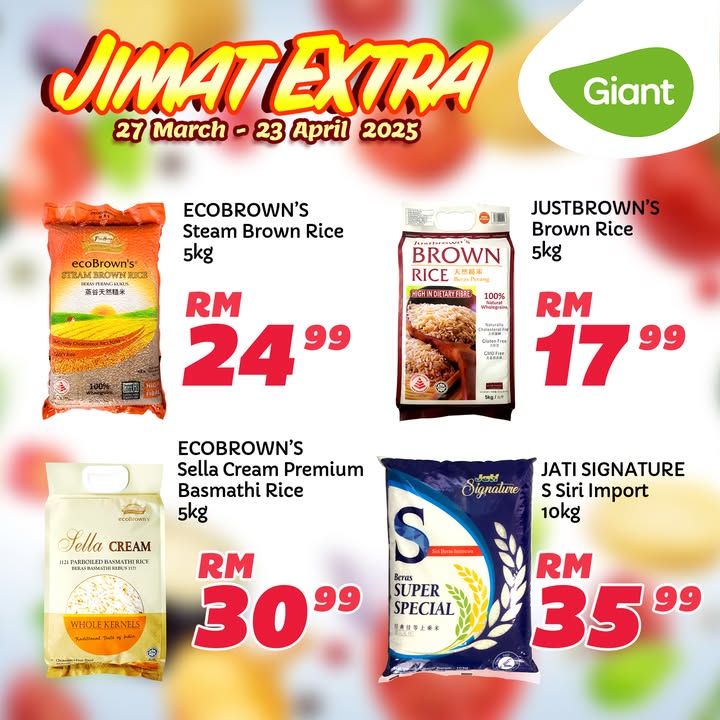 Save Big on Rice at Giant: Stock Up and Save This April 2025!