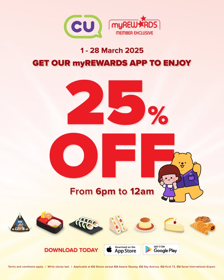 Savor Ramadhan with 25% Off at CU Malaysia: Iftar & Moreh Treats Await!