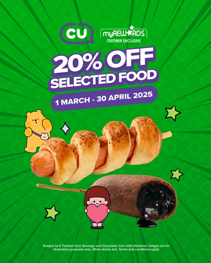 myNEWS App Exclusive: K-Twisted Corn Sausage & Chocolate Corn with Hazelnut Promo!