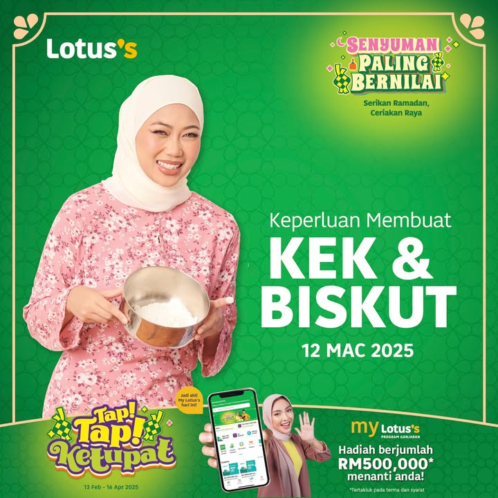 Lotus’s Malaysia Bakery Promo: Ramadan Baking Deals & Savings!