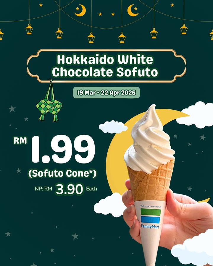 FamilyMart’s Hokkaido White Chocolate Sofuto is Back: Indulge for Only RM1.99!