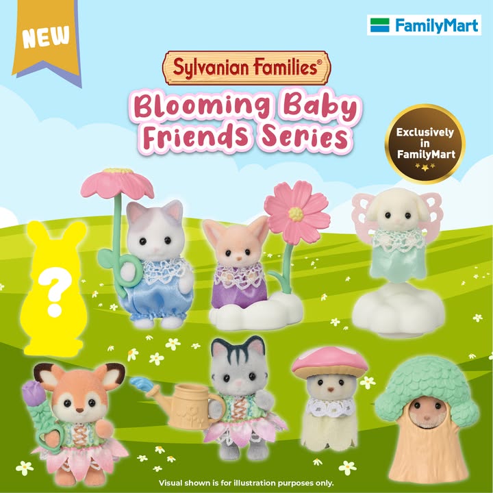 Sylvanian Families Blooming Baby Friends Series: Unbox Cuteness at FamilyMart!