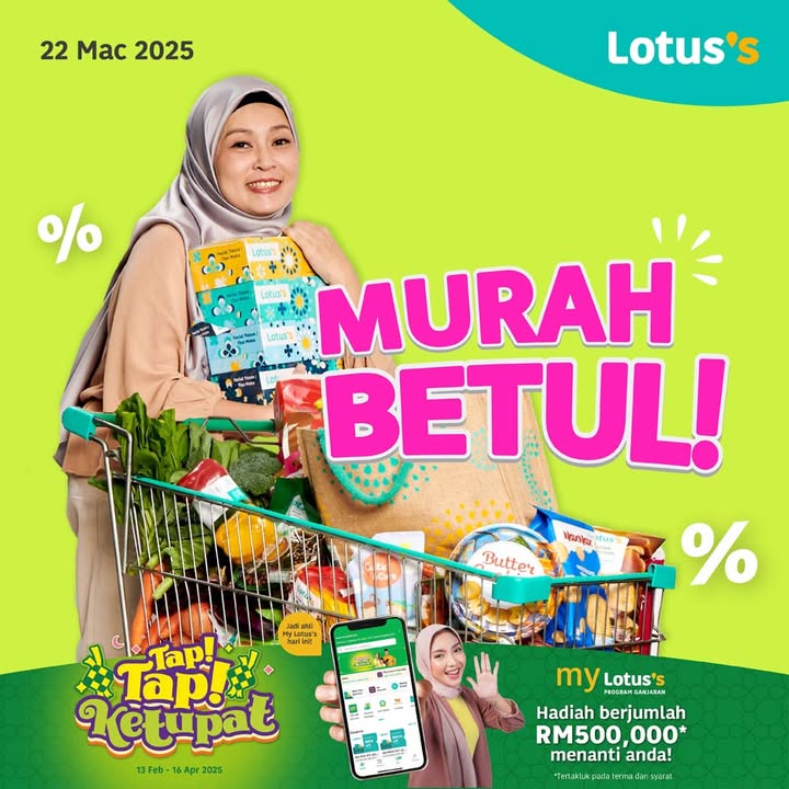 Lotus’s Malaysia: Stock Up & Save Big with Discount Deals on March 2025