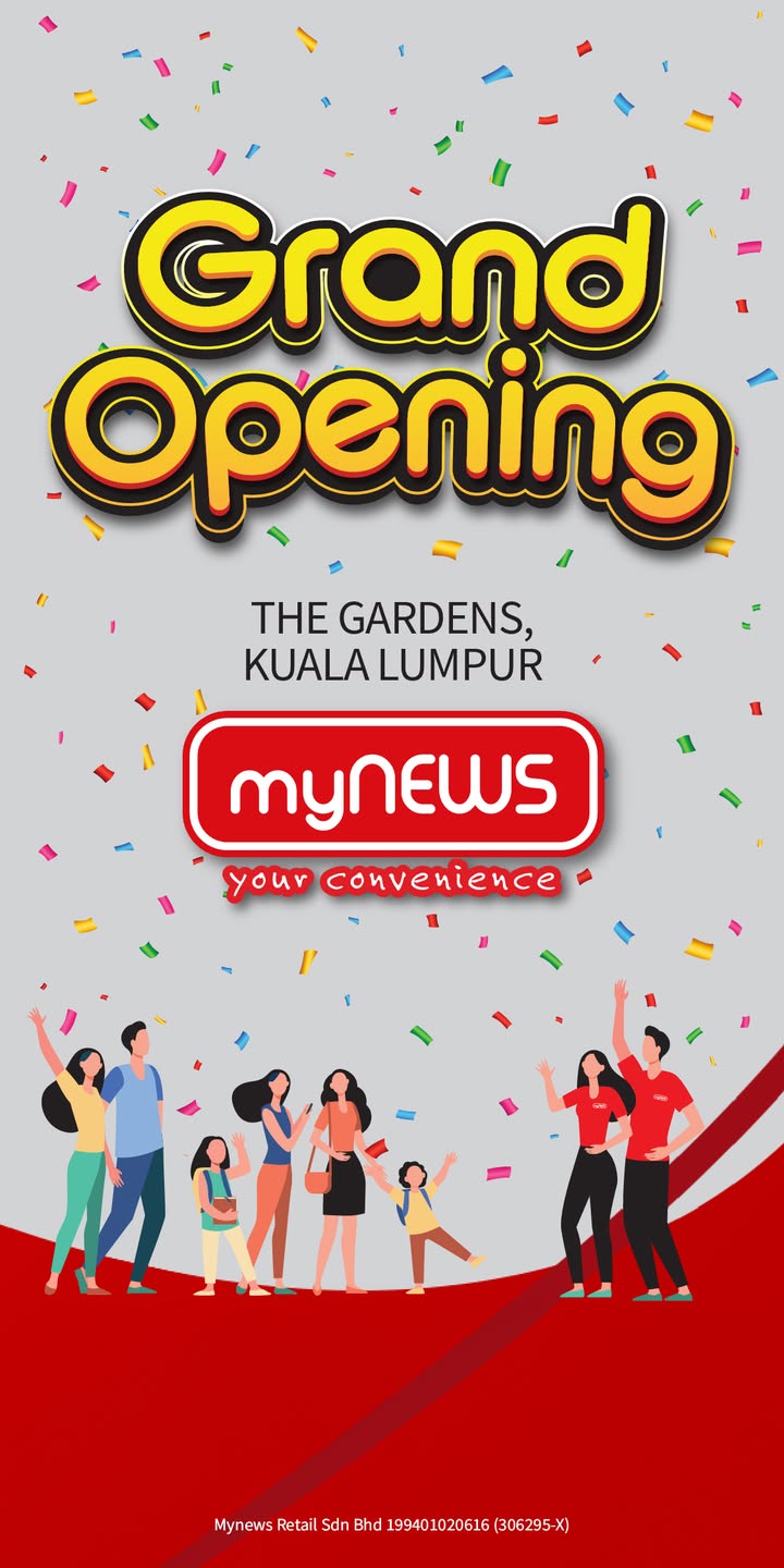 myNEWS The Gardens Mall Reopening: Grab RM1 Deals on March 24th, 2025!