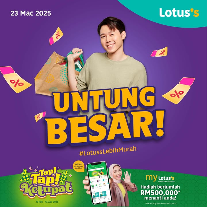 Lotus’s Malaysia: Kaw-Kaw Promotions This Week March 2025! Don’t Miss Out!