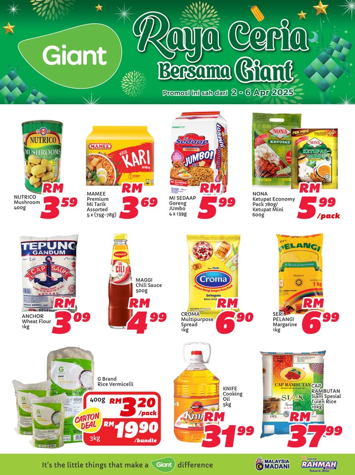Giant Super Saving Deals Await You: Shop from 2-6 April 2025!