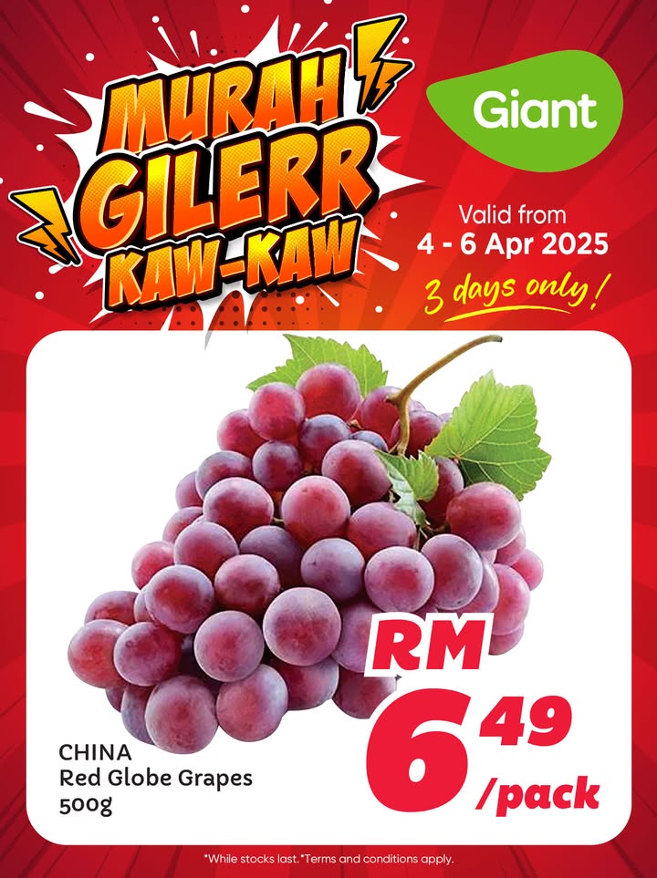 Giant Malaysia Weekend Deals: Pocket-Friendly Savings Await You (April 2025)