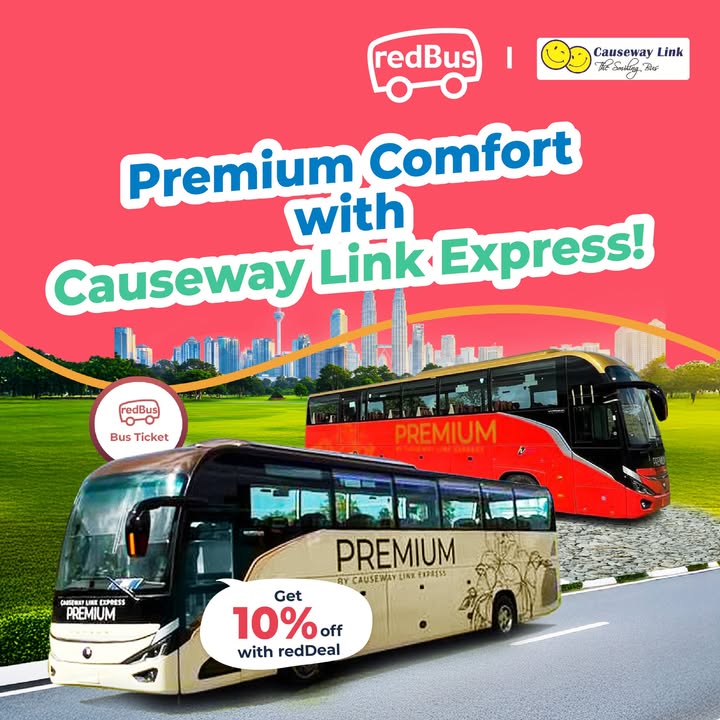Causeway Link Express Premium Bus: Discounted Travel to KSL Resort Until April 2025!