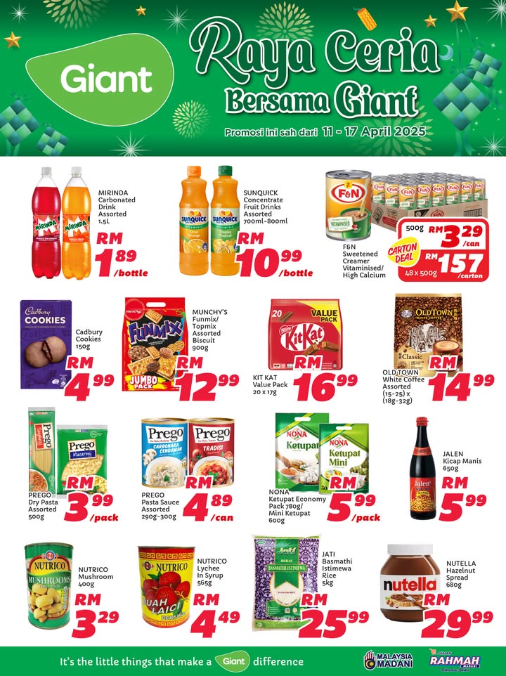 Giant Malaysia: Score Big Savings on Groceries and More This April 2025!